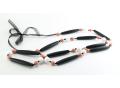 black-white-pink necklace 